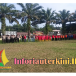 APEL KESIAPSIAGAAN KARHUTLA TAHUN 2024 OLEH PAMATWIL POLDA RIAU DI MAPOLSEK PINGGIR POLRES BENGKALIS