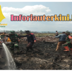 TEAM TERPADU KAPOLSEK PINGGIR BERJIBAKU MELAKUKAN PENANGGULANGAN KARHUTLAH DI KAWASAN KONSERVASI GIAM SIAK KECIL SEBAGAI PARU-PARU DUNIA