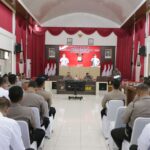 Kapolres Siak AKBP Asep Sujarwadi Buka Latihan Pra Operasi Jelang Pengamanan Pilkada di Kabupaten Siak