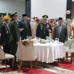 Komandan Kodim 0322 Siak Berserta Perwira Staf Ikut Meriahkan Acara Resepsi Kenegaraan Peringatan HUT RI ke-79 Tahun 2024 di Kabupaten Siak