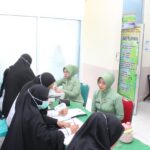Persit KCK Cabang XXXVII Kodim 0322/Siak Gelar IVA Test dan Sadanis di Puskesmas Siak untuk Peringati HUT Ke-79 Kesad Tahun 2024