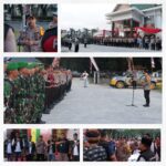 Kapolres Siak AKBP Asep Sujarwadi Pimpin Personil Gabungan Pengamanan Tahapan Pendaftaran Pasangan Calon Bupati dan Wakil Bupati Siak