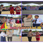 Kapolsek Minas Bersama Mahasiswa UIN Suska Riau Giat Police Goes To School di SMPN 1 Minas Serta Sosialisasikan Larangan Bullying 