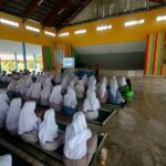 Polres Siak Sosialisasikan Bahaya Narkoba Serta Ajak Pelajar Sebagai Pemilih Pemula Ciptakan Pilkada di Kabupaten Siak Aman dan Damai