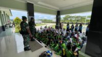 Kodim 0322/Siak Kenalkan Lingkungan Militer kepada Anak-Anak TK RA Al-Zaitun dalam Wisata Edukasi