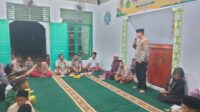 Kapolsek sei Mandau IPDA Andi Azhari S.H Sambangi warga Dalam Rangka Cooling System, hindari berita hoax di media sosial terkait jelang pemilu damai 2024