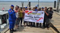 Cooling System Pilkada 2024,Satpolairud Polres Siak Lakukan Sambang Pesisir di Wilayah Kampung Mengkapan Sungai apit