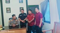 Kapolsek sei Mandau IPDA  Andi Azhari sambut baik kedatangan insan pers dalam agenda bersinergi dengan polri