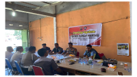 Cooling System . Kapolsek sungai Mandau IPDA Andi Azhari S.H ajak Coffe Morning Panwascam serta PPK sei Mandau Pada Pilkada Tahun 2024 mendatang 
