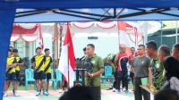 Turnamen Voli Dandim Cup II Resmi Dibuka, Semarak HUT TNI ke-79 di Makodim 0322/Siak