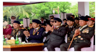 Presiden Jokowi Hadiri Apel Kesiapan Pengamanan Pelantikan Presiden dan Wakil Presiden 2024
