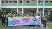 Satlantas Polres Siak bersama Indonesia Safety Driving Center (ISDC) Polda Riau menyambangi beberapa sekolah di Kec. Tualang Siak dalam rangka Police Goes To School dan Safety Riding.