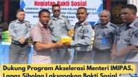 Dukung Program Akselerasi Menteri IMIPAS, Lapas Sibolga Laksanakan Bakti Sosial Kepada Keluarga WBP dan Masyarakat