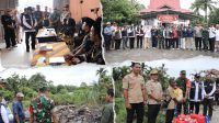 Dandim 0322/Siak Bersama Forkopimda Siak Kunjungi TPS dan Serahkan Bantuan untuk Warga Terdampak Kebakaran di Pusako