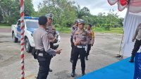 SAT LANTAS POLRES SIAK GENCAR PATROLI KAMSELTIBCAR LANTAS PASCA PENCOBLOSAN PILKADA SIAK.