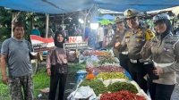 Sat Lantas Polres Siak grebek Pasar Geronggang Kecamatan Mempura Kabupaten Siak dalam rangka Cooling Sistem Pilkada Damai 2024