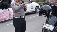 Dukung Kelancaran Pelaksanaan Event TDS 2024 Satlantas Polres Siak Siapkan Skema Rekayasa Lalulintas.