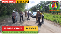 JELANG OPS LILIN LANCANG KUNING 2024 DAN TAHUN BARU 2025, SAT LANTAS POLRES SIAK DAN INSTANSI TERKAIT SURVEY JALAN RUSAK DI KABUPATEN SIAK
