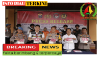 Pengungkapan Besar Kasus Narkotika di Penghujung Tahun,Polres Siak Amankan 2,6 Kg Shabu