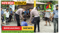 Anggota Polantas Polsek Tualang Berikan Bantuan Perobatan Untuk ODGJ