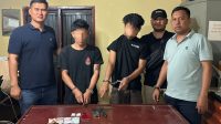 Unit Reskrim Polsek Kandis Tangkap Dua Pengedar Sabu, Barang Bukti Turut Diamankan