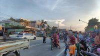 Antisipasi Kemacetan Jelang Buka Puasa Polsek Kandis Polres Siak Laksanakan Gatur Lalin