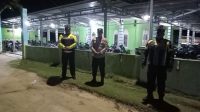 Polsek kandis terus melakukan pengamanan  bagi jamaah yang sholat tarawih selama ramadhan