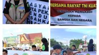 Aksi Damai Ormas Misuri Paguyuban Sunda Riau Mendukung terhadap TNI sekaligus pembagian Takjil kepada Masyarakat kota Pekanbaru.