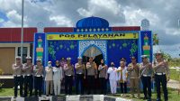 Kapolres Siak dan Jajaran Pengecekan Pos Pelayanan Rest Area KM 45A di Kecamatan Kandis