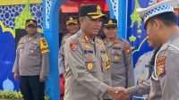 Kapolres Siak Tinjau Kesiapan Pengamanan Pos Terpadu Istana Siak dalam Operasi Ketupat Lancang Kuning 2025