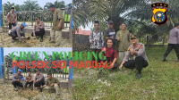Lestarikan Lingkungan, Polsek  sungai Mandau Lakukan Penanaman Pohon