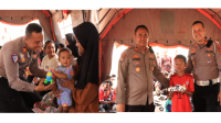 Pulihkan Luka Psikologis Pasca kerusuhan, Polres Siak Gelar Trauma Healing untuk Korban di Tenda Pengungsian PT SSL