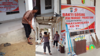 Polsek Sungai Mandau Bakti Religi dan Peduli Lingkungan Dalam Rangka Hari Bhayangkara Ke-79