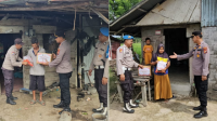 Sambut HUT bhayangkara ke 79 Polsek sungai Mandau laksanakan giat Anjang sana
