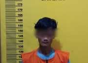 Polsek Sungai Mandau Tangkap Kurir Sabu di Kampung Lubuk Jering, Tersangka dan Barang Bukti Diamankan