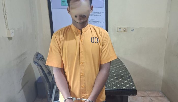 PENGUNGKAPAN KASUS NARKOTIKA DI KANDIS, SEORANG BANDAR DITANGKAP BERSAMA BARANG BUKTI SHABU