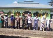 Polsek Koto Gasib bersama Ponpes Mendukung Program Ketahanan Pangan dengan Penanaman Jagung