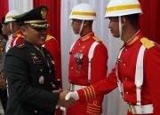 DANDIM 0322/SIAK HADIRI PENGUKUHAN CALON PASKIBRAKA KABUPATEN SIAK TAHUN 2025