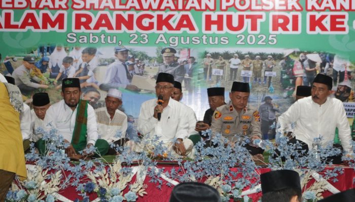 Gebyar Sholawat Kandis: Meriahkan HUT RI, Pererat Ukhuwah Polri dan Masyarakat