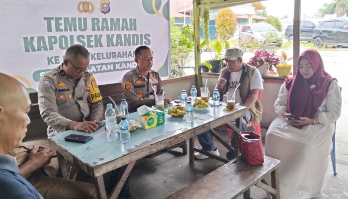 Bangun Kebersamaan, Kapolsek Kandis Gelar Temu Ramah dan Sambang Masyarakat di Kelurahan Telaga Samsam