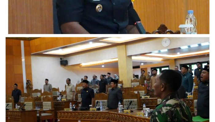 Pasiops Kodim 0322 Siak Hadiri Rapat Paripurna Tentang Jawaban Pemerintah atas Pandangan Umum Fraksi-Fraksi DPRD Terkait RAPBD-P 2025 dan 8 Ranperda