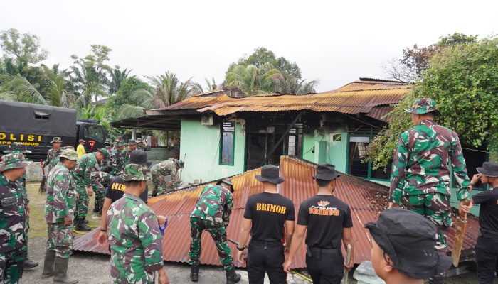 Korem 031/Wira Bima Bersama Pemerintah Kota Pekanbaru Gelar Apel Gabungan Gotong Royong Pemulihan