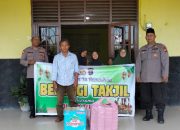 Ramadhan Penuh Berkah, Polsek Tualang Berbagi Takjil untuk Jamaah Masjid dan Anak Panti Asuhan