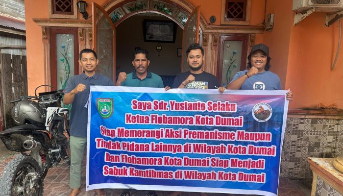 Flobamora Kota Dumai Siap Memerangi Aksi Premanisme Maupun Tindak Pidana Lainnya di Wilayah Kota Dumai