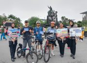 Ribuan Warga CFD Teredukasi! Ditlantas Polda Riau Kampanyekan Tertib Lalu Lintas dan Tanam Kepedulian Lingkungan