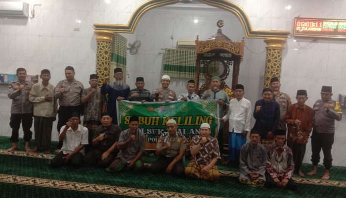 Perkuat Sinergi Jaga Keamanan, Polres Siak Rutin Gelar Subuh Keliling 