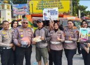 Polisi Menyapa di CFD Pekanbaru, Ditlantas Polda Riau Tebar Edukasi Keselamatan dan Semangat Green Policing