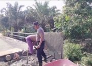 Hari ke-45, Renovasi Jembatan Merah Putih Presisi Tahap II di Siak Terus Dikebut