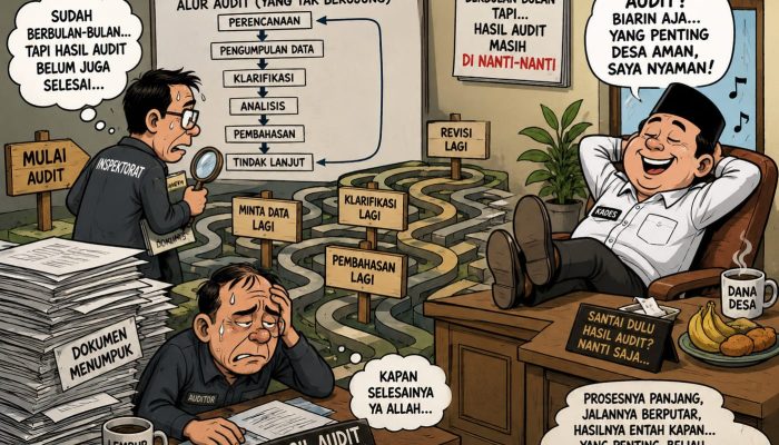 HASIL AUDIT DUGAAN TIPIKOR PEJABAT DESA TASIK SERAI TIMUR BELUM TERUNGKAP, PUBLIK PERTANYAKAN KINERJA INSPEKTORAT BENGKALIS