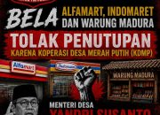 Ormas Madas Nusantara Kritik Mendes Yandri Mau Tutup Alfamart, Indomart dan Warung Madura. Lawan Kebijakan Kapitalis Mendes